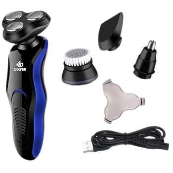 

Multifunctional 3D Floating Shaver Men's Razor Beard Trimmer Electric Nose Hair Trimmer Men's Cleansing Brush
