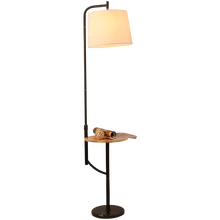 Напольная Лампа с Гостиная в сдержанном стиле современной Чемодан Перевозчик диван Чай настольная лампа оригинальность Спальня прикроватные к земле Северной