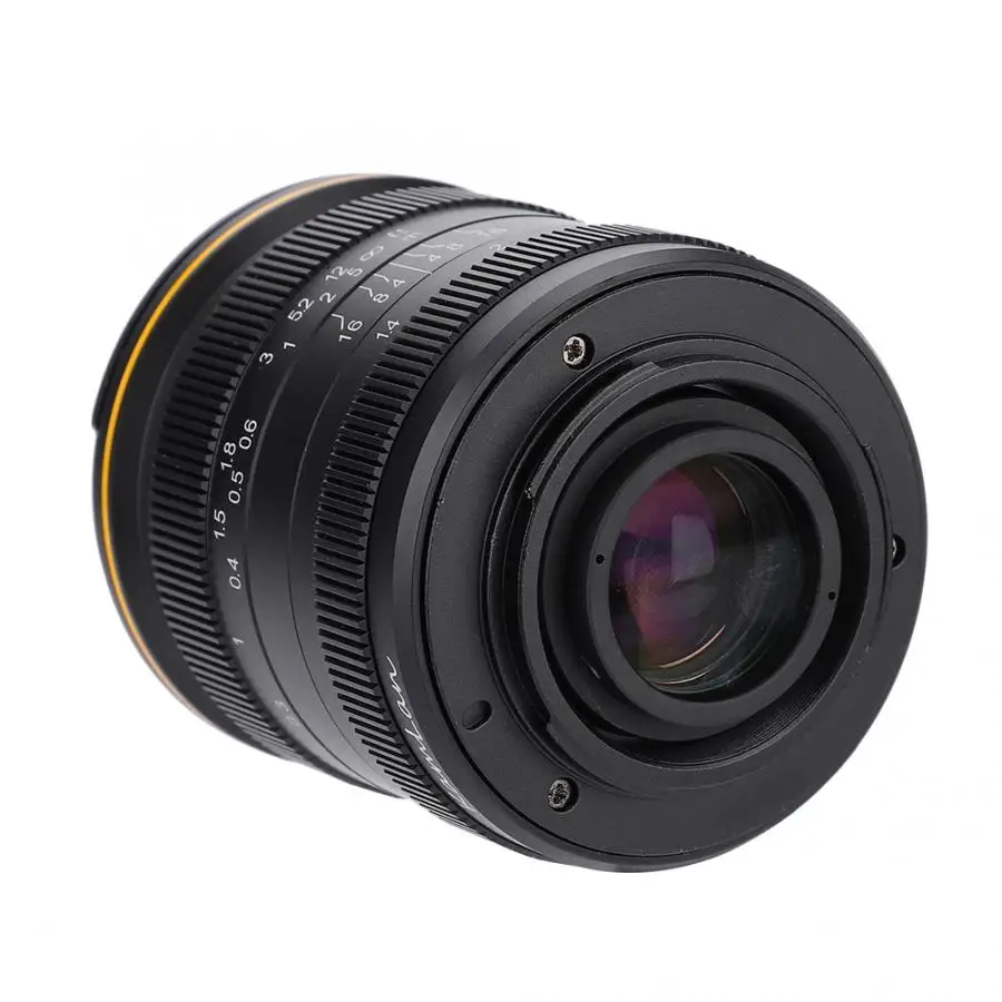 Kamlan 28 мм f1.4 широкоугольный APS-C с большой апертурой ручной фокусировки объектив для Canon EOS-M для sony-E для Fuji-X для M4/3 Крепление камеры