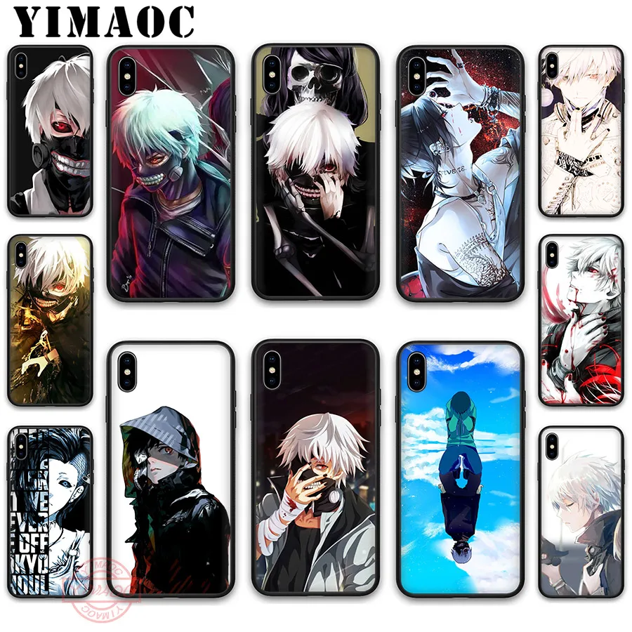 YIMAOC Japenese anime Tokyo Ghoul Soft Silicone Case Cover for Apple iPhone 5 5S SE 6 6S 7 8 Plus X XS XR 11 Pro Max Back Shell | Мобильные