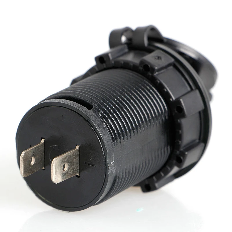 2в1 2.1A водонепроницаемое usb-зарядное устройство Порт телефон вольтметр с синей led-подсветкой Fr автомобильный мотоцикл