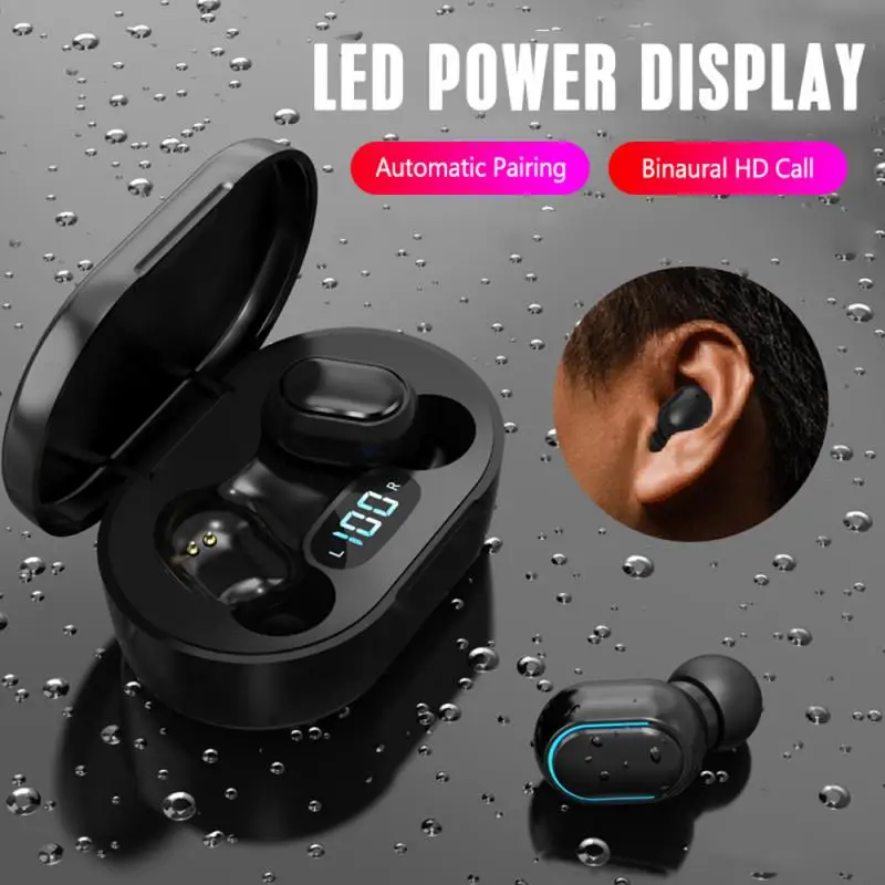 TWS-стереонаушники E7S с поддержкой Bluetooth и зарядным футляром | Электроника