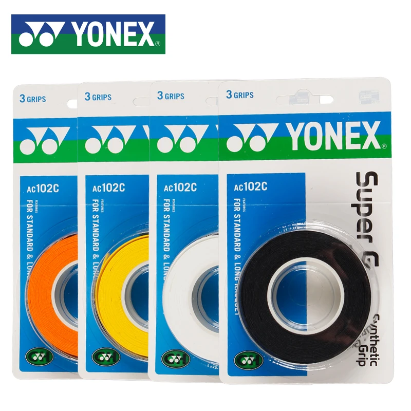 Подлинная Yonex противоскользящая дышащая Спортивная нарукавник с захватом пота Griffband нарукавник для тенниса лента ручки для бадминтона Sweatband