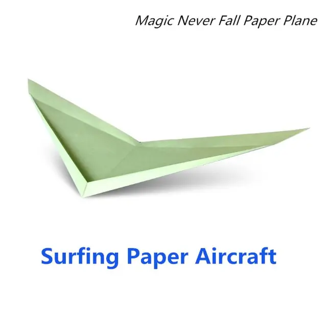 Never Falling Surfing Paper Aircraft Magic Toy Hand Throw Flying Glider Planes Educational Toys Kids Toy Gift Outdoor Toy 1