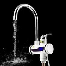 ABS LED Digital Display Faucet Instant Heating Electric Water Heater Tap High Temperature Resistant Faucet Deck Mounted Faucet