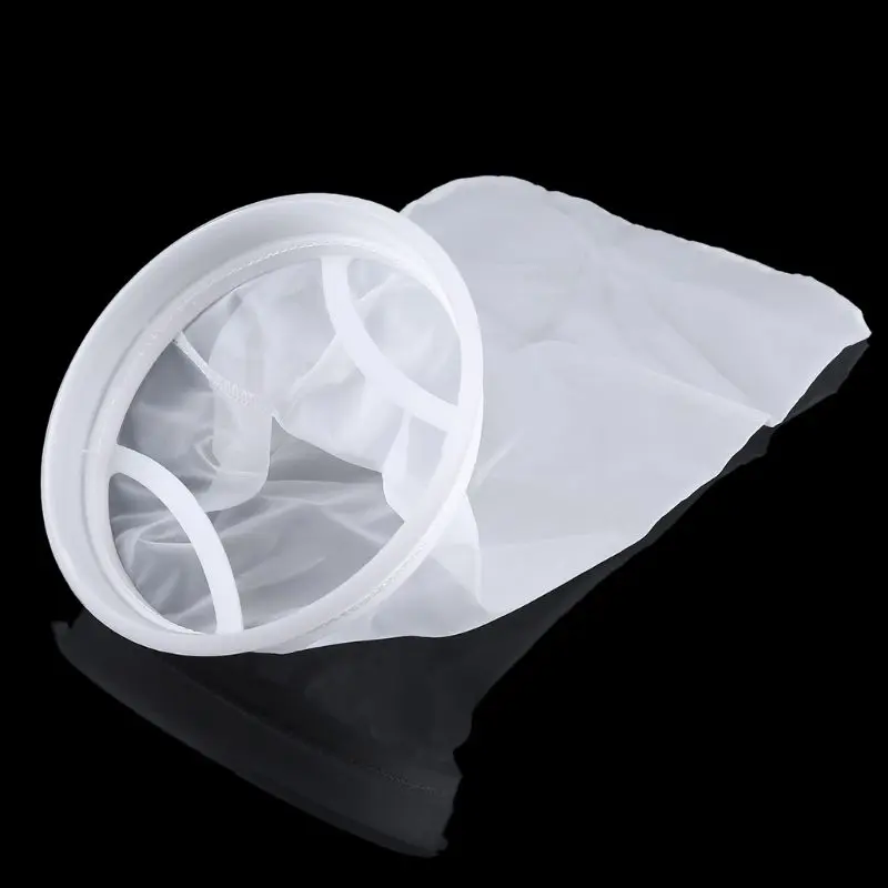 Nylon Mesh Filter Sock Bag aquarium filter bag Aquarium Marine Sump Fish Tank 200 Micron Replacement Bag