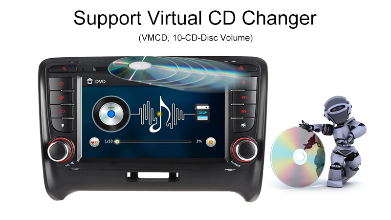 Cheap A-Sure 2 Din Car Auto Radio DVD Player GPS Stereo Navigation For Audi TT MK2 2006-2009 3G Bluetooth SWC RDS DAB+ VMCD Multimedia 11 Cheap A-Sure 2 Din Car Auto Radio DVD Player GPS Stereo Navigation For Audi TT MK2 2006-2009 3G Bluetooth SWC RDS DAB+ VMCD Multimedia 11