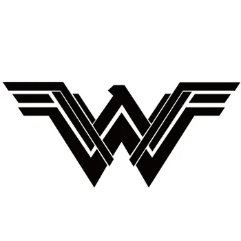 

Wonder Woman Justice League Car Stickers Creative Decoration Decals For Windshield Laptop Tablet Auto Tuning Styling Vinyls