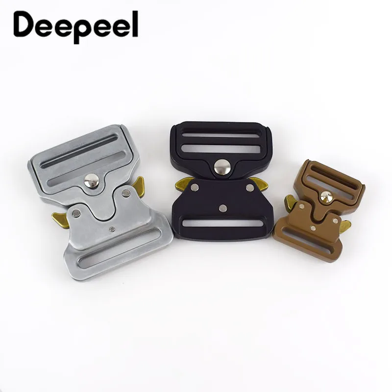 Deepeel 1 шт. ID25 50mm сплав выпуска Пряжки на открытом воздухе тактический пояс для