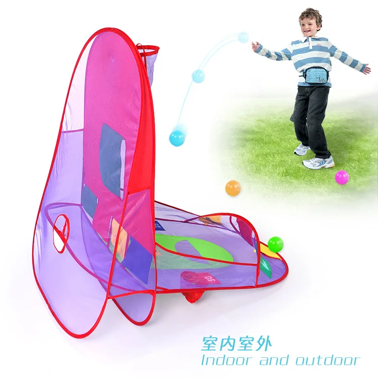 Three-in-One Tent Shooting-Ball Pool Educational Toy Send 4 Marine Ball Portable Indoor Outdoor Swimming Pool