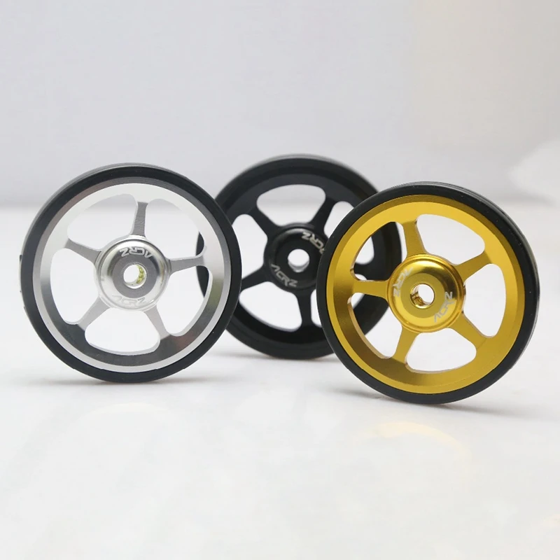 7075 сплав 1 пара супер легкий Easywheel для Brompton черный/серебристый/Золотой-черный