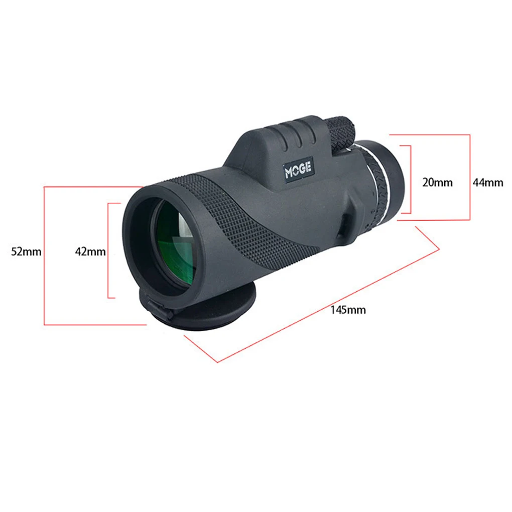 Optics Monocular Foco Duplo Telescópio MOGE
