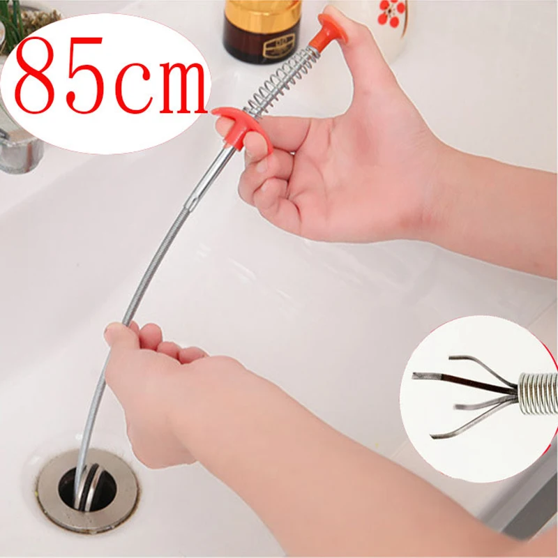 Liboyixi 6 in1 Drain Clog Remover Tool, Sink Snake Cleaner Drain Auger Sewer  toilet dredge, Snake