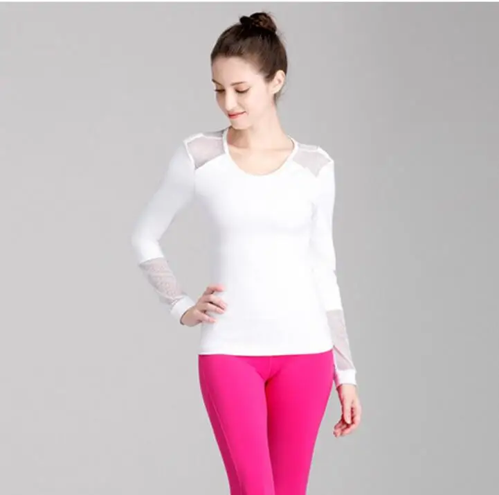 

WW-8586 Long Sleeve Sport T Shirt Quick Dry WOMEN