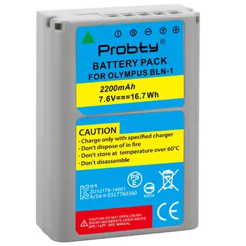 

1pc 2200mAh BLN-1 PS-BLN1 Digital Camera Battery For OLYMPUS PS-BLN1 BLN 1 Rechargeable Battery for E-M5 EM5 OMD OM-D