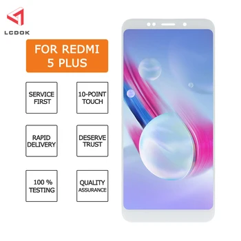 

100% Tested For Xiaomi Redmi 5 Plus LCD Display Touch Screen Digitizer Assembly Panel Replacement Parts LCD With Frame
