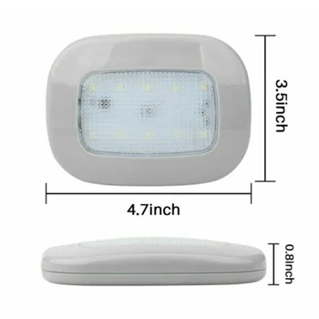 

Car Dome Roof Ceiling Interior Sucker Reading Light Trunk Lamp Blue LED Bulb 120 X 90mm/4.72 X 3.54"