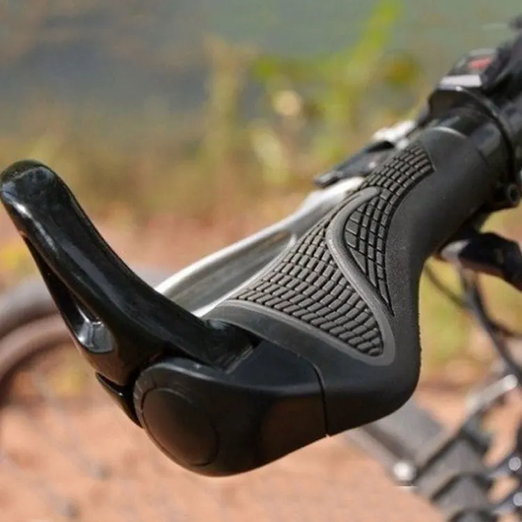 MTB велосипед велосипедный руль Эргономичный руль аксессуары для велосипеда резиновые ручки алюминиевые рожки O2M9