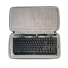 Saco de armazenamento de teclado para cherry mx1.0 tkl G80 3810, estojo de transporte de proteção com zíper e alça