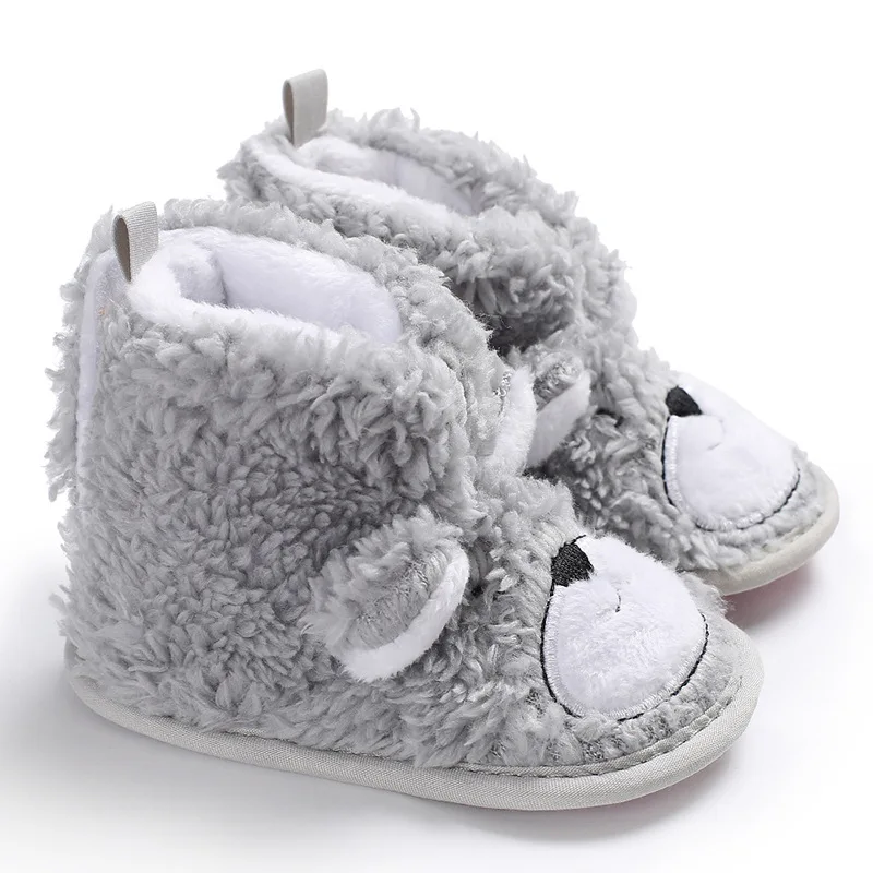 

Hai shen Yue Winter Models 0-1-Year-Old Baby Shoes Soft Bottom And Nap Fuzzy Boots Warm BABY'S Shoes Babyshoes