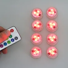 10 x светодиодный светильник, очаровательный водонепроницаемый светильник-свеча, CR2032, пульт дистанционного управления, светодиодный светильник, украшение для дома, пульт дистанционного управления