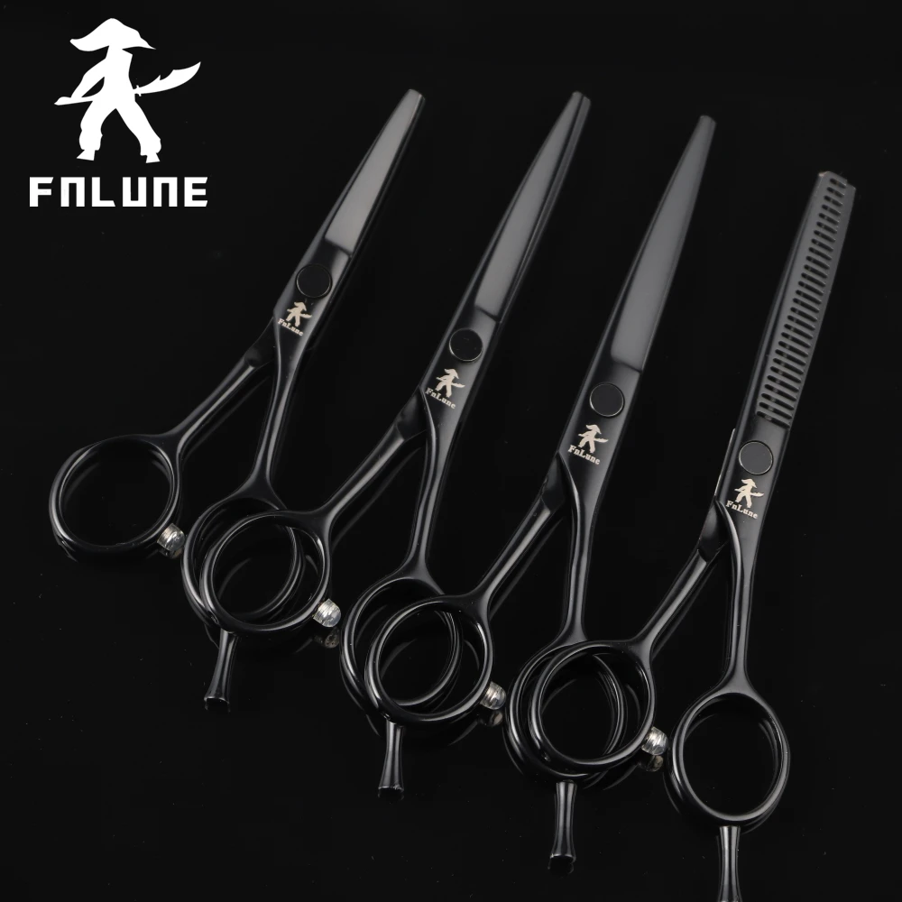 

FnLune 6.0 japan steel Professional Hair Salon Scissors Cut Barber Accessories Haircut Thinning Shear Hairdressing Tool Scissors