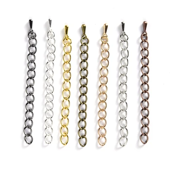 

20pcs/lot Tone Extended Extension Chain Connector For Jewelry Making Accessories DIY drop end tail Chain