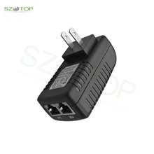 

POE Adapter US PLUG 10/100Mbps 48V 24V 18V 15V 12V 1A/0.5A 10/100/1000M 48V DC POE Injector