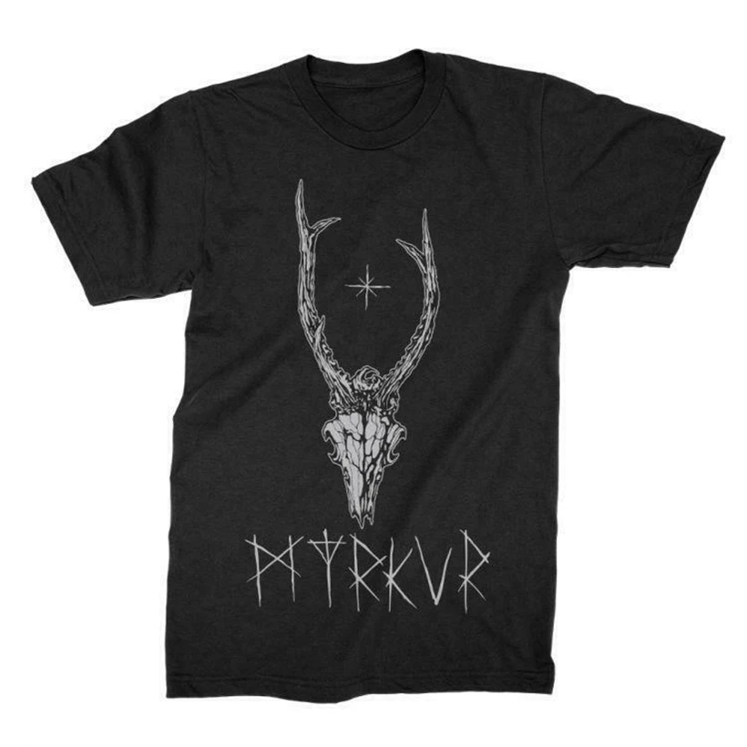 Myrkur олень череп футболка S-M-L-Xl-2Xl Новый Kings Road товар новая крутая | Мужская одежда