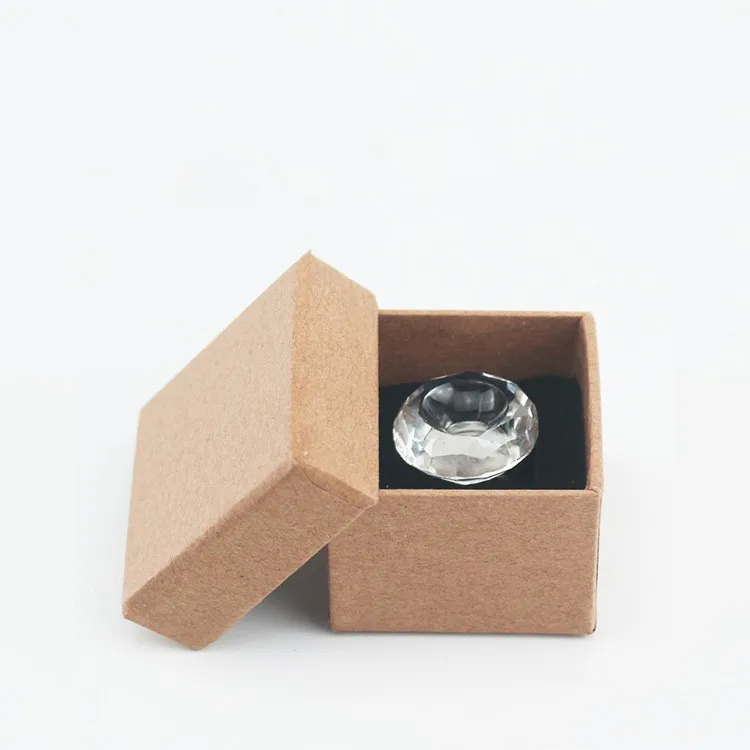 Регулируемое кольцо для наклеивания кристаллов палец кольцо клей для ресниц подставка держатель Макияж инструмент с коробкой - Цвет: C