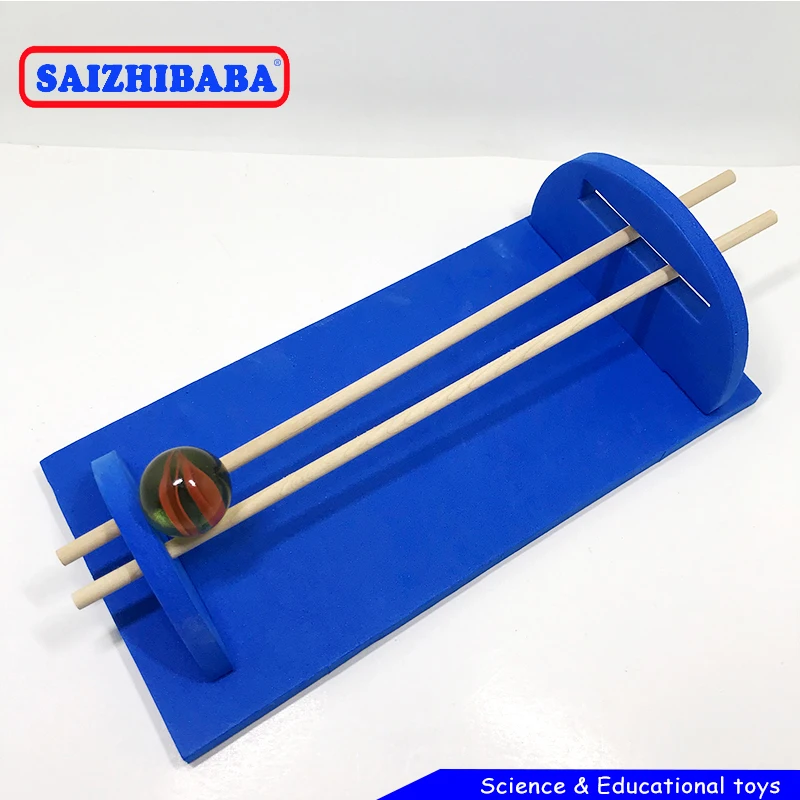 Saizhibaba DIY Модель игрушки двойной трек необычный наклон науки технологии