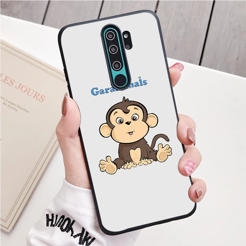 Khỉ Hoạt Hình Silicone Ốp Lưng Điện Thoại Redmi Note 8 7 Pro S 8T Cho Redmi 9 7A Bao best flip cover for xiaomi