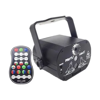 

60 Patterns RGB LED Light Music Laser USB Rechargeable Disco Stage Lights Laser Gypsophila Home Party KTV Show Light Music Laser