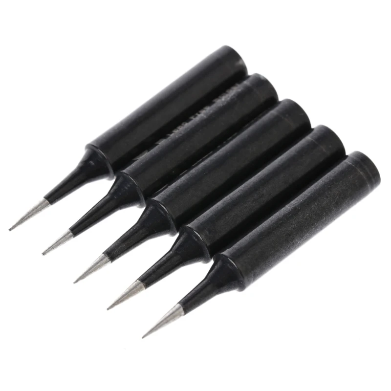 Soldering Iron Tips 5 Pcs Lead Free Replacement Soldering Solder Iron Tips 900M-T-I For Hakko Saike 936 852d+ 909D