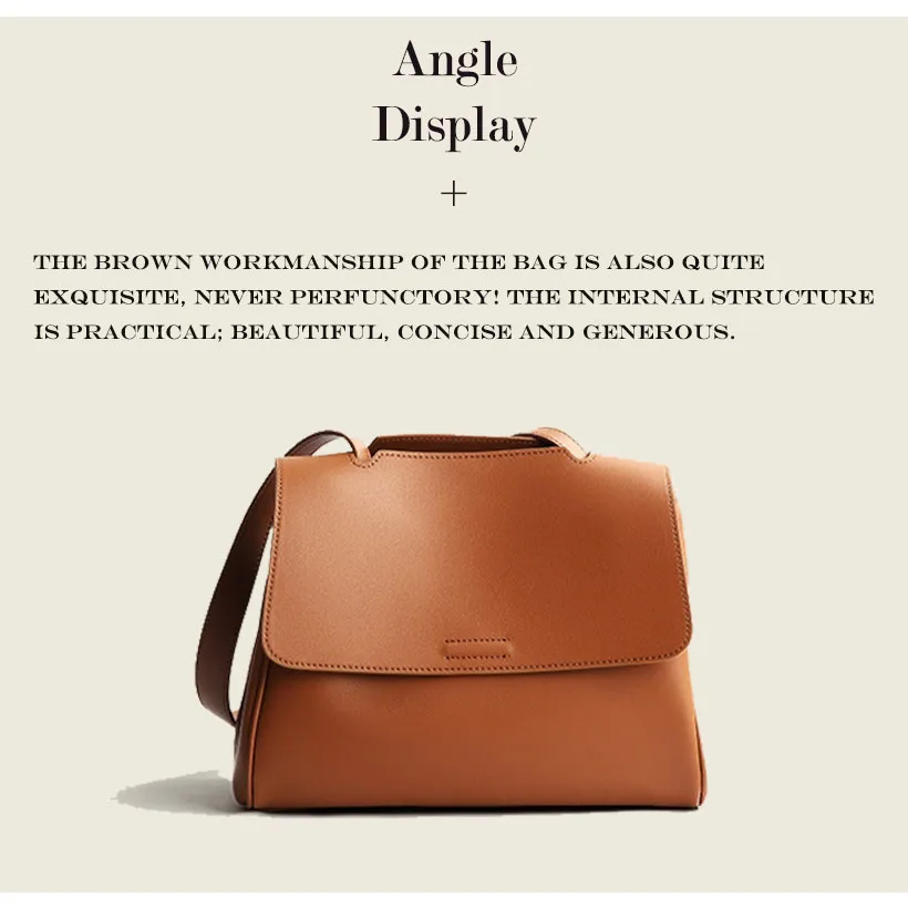 FELIX & FELICIA Fashion High Quality Shoulder Handbags Women Genuine Leather Crossbody Ladies Casual Retro Design Tote Flap Bag