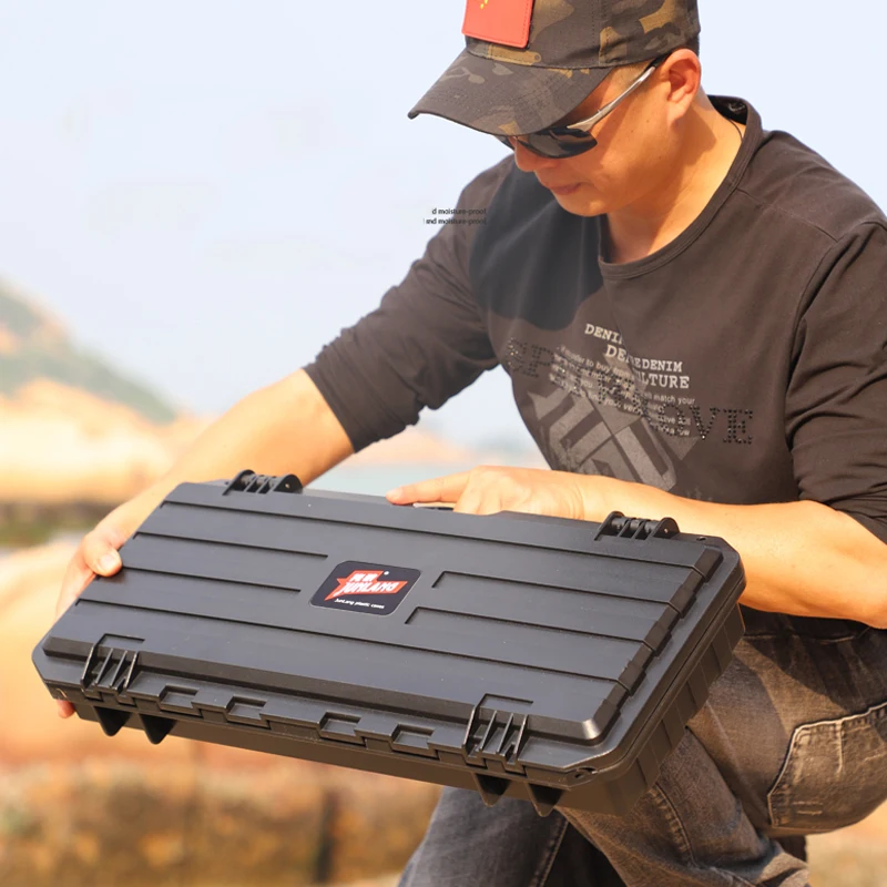 New Portable Plastic Protective Safety Tool Box Waterproof Anti-fall Precision Instrument Case Sponge Shockproof ToolBox portable tool chest