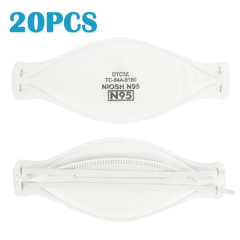 

20/40PCS N95 Masks Non-woven Anti Dust Mouth Face Cover Safety Multi Layer Filter Protective Earloops Face Mouth mask n95 mask