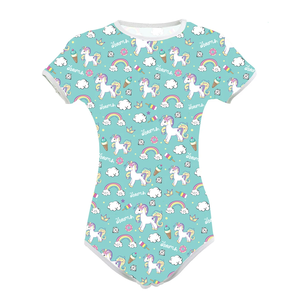 Adult Baby Oneise Snap Crotch Romper ABDL Diaper Onesie Pajamas kigurumi pajamas onesies cosplay pajamas onesies women bodysuit sleep wear set flannel pajamas onesies floral print pajama romper