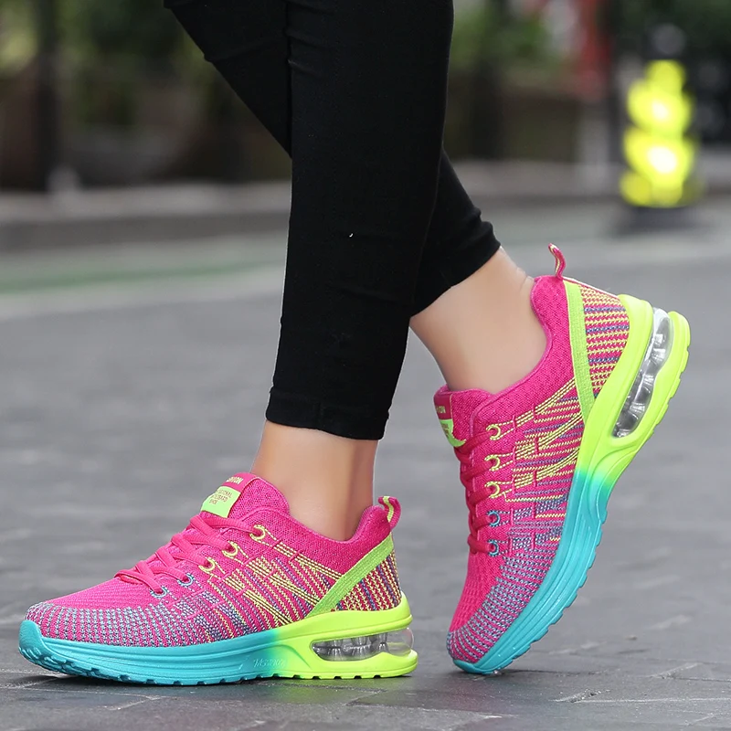 PUIMENTIUA/летние женские кроссовки; дышащая амортизация; женская обувь для бега; женская обувь для прогулок; de mujer