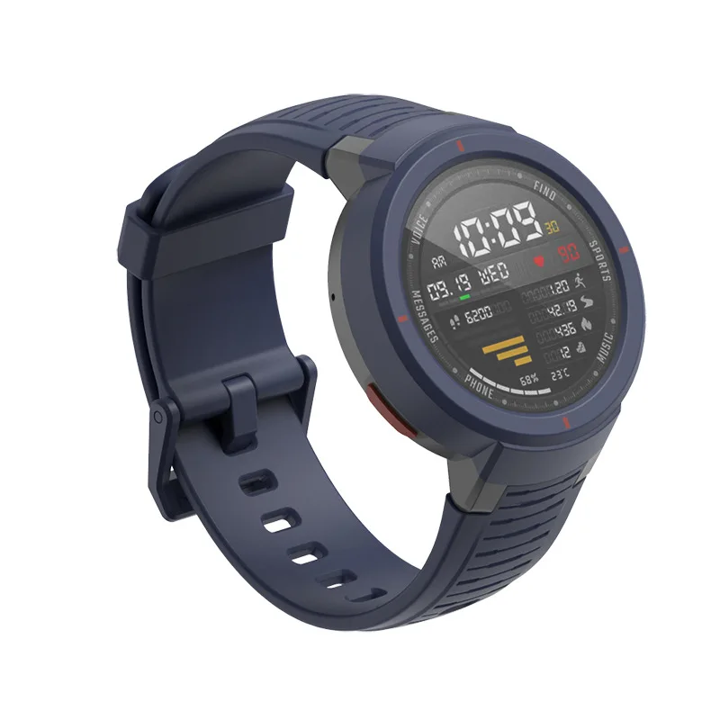Применимые китайские Смарт-часы 2 Amazfit Verge ремешок для часов 2 LiTE ремешок для часов уникальная форма - Цвет: Midnight Blue