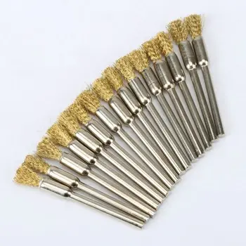 

Drill Wire wheels Tool Metal Cleaning Power Accessories Set Rust Remover 30pcs Brass Rotary
