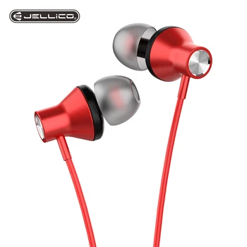 

Jellico Wired Earbuds Headphone 3.5mm In Ear Earphone Earpiece WithMic Stereo Headset 2 Color For Samsung Xiaomi Phone Computer