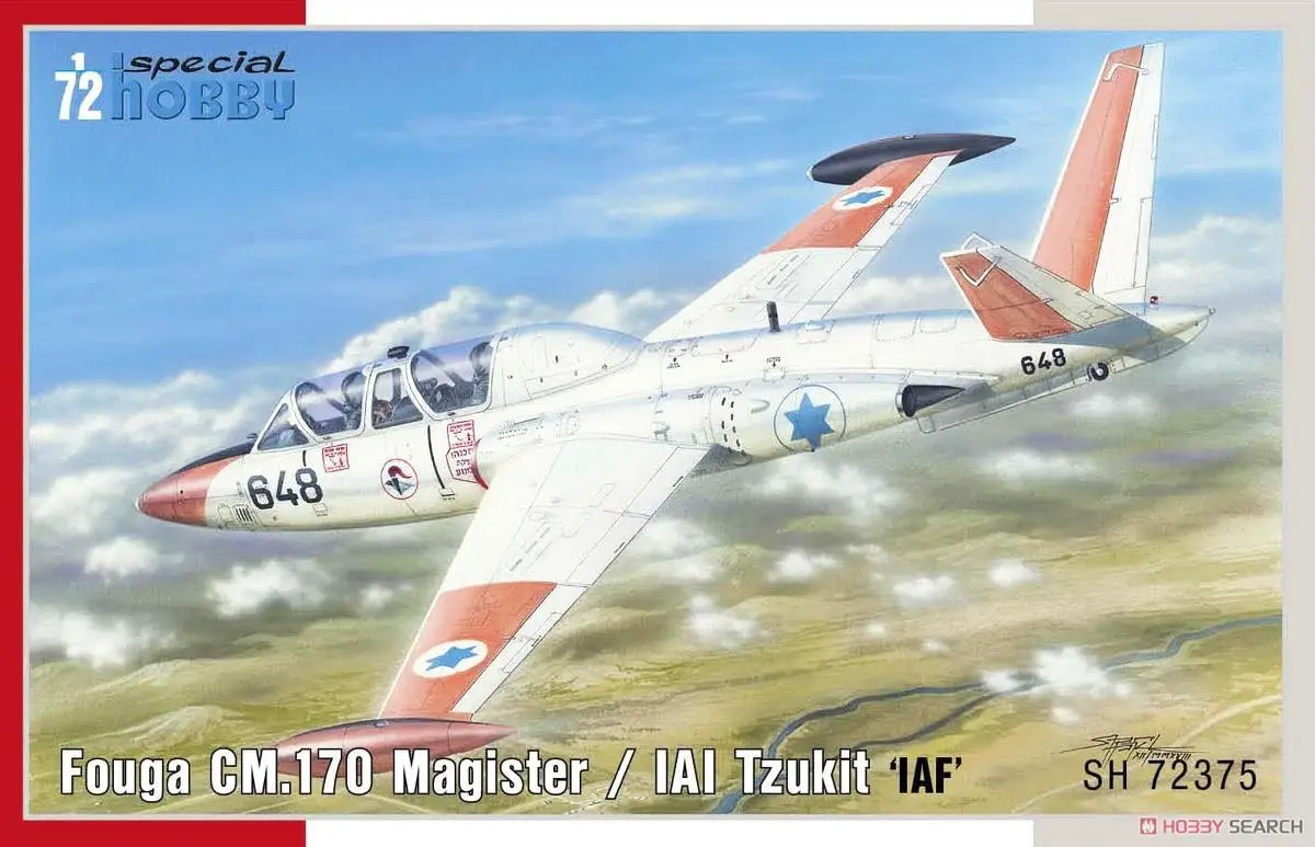 

Special Hobby SH72375 1/72 Fouga CM.170 Magister/IAI Tzukit model kit