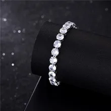 

Luxury 8mm Bling Ice Out Tennis Chain Customized Men's and Women's CZ Chain Bracelets Fashion Jewellery