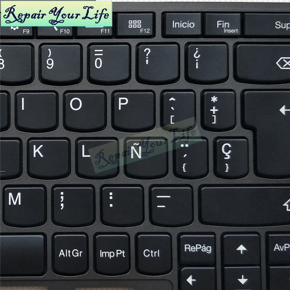 Клавиатура ноутбука SP Испанский для lenovo HELIX 20 SN20E75234 SG-64600-2EA CS13XBL Подсветка Черный аксессуары