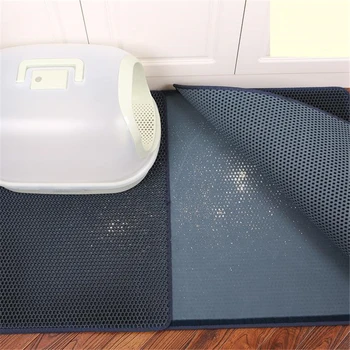 

Waterproof Pet Cat Litter Mat EVA Double Layer Trapping Bottom Pad Cat Mat Floor