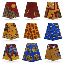 Гарантированный настоящий голландский восковой блок с принтами в оригинальном воском хлопок настоящий воск настоящий Африканский Анкара ткань Aso Ebi