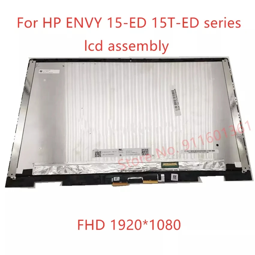 

15.6'' lcd SCREEN with touch digitizer Assembly + Bezel for HP ENVY x360 15-ED 15-ed0000nx 15-ed0001nx 15-ed0002nx 15-ed1007nx