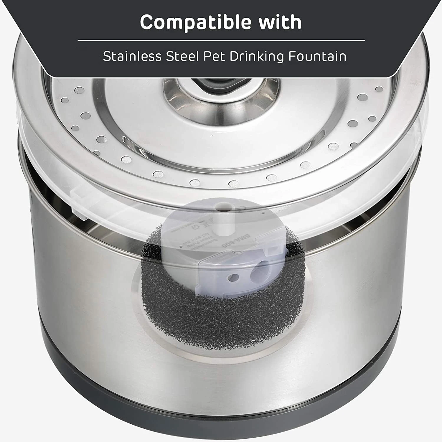 Filtres De Rechange Pour Fontaine à Eau Chat En Acier Inoxydable[A739] - Animalerie