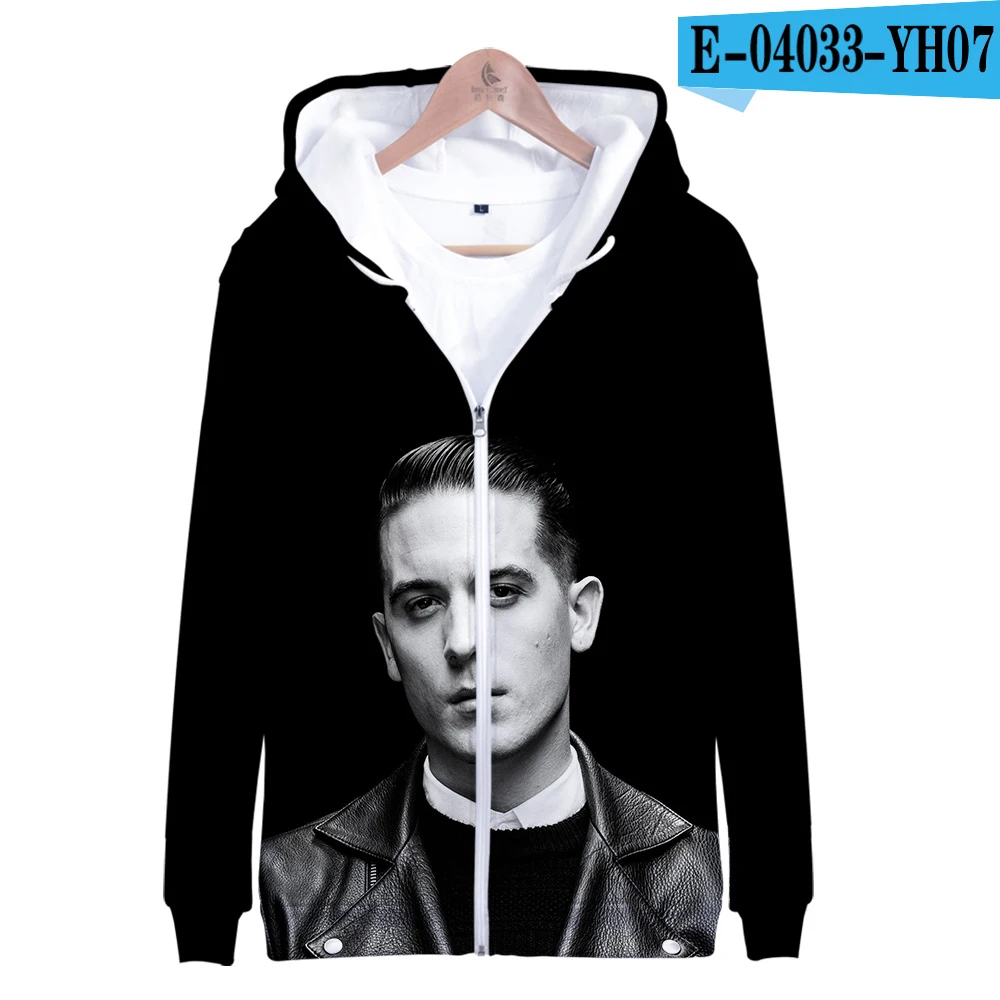 Американский рэппер G-Eazy Джералд Эрл гиллум молодой Джералд 3d принт свитшот на молнии с капюшоном для мужчин/женщин Повседневная одежда на молнии - Цвет: YH07